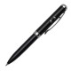 Długopis ze wskaźnikiem laserowym Supreme – 4 w 1, czarny 