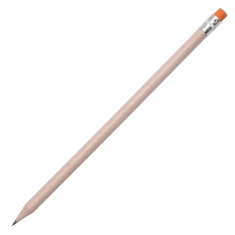 Ołówek z gumką, pomarańczowy 