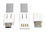 Kabel USB Color click&go, mix