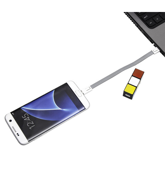 Kabel USB Color click&go, mix