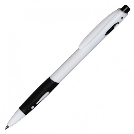 Długopis Rubio, czarny/biały 