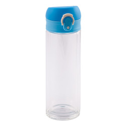 Butelka szklana Abisko 280 ml, jasny niebieski