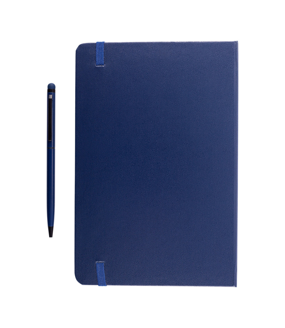 Zestaw notes z długopisem Abrantes, granatowy