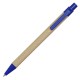 Długopis Eco, niebieski/brązowy 