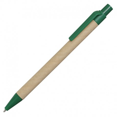Długopis Eco, zielony/brązowy 
