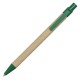 Długopis Eco, zielony/brązowy 