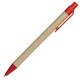Długopis Eco, czerwony/brązowy 