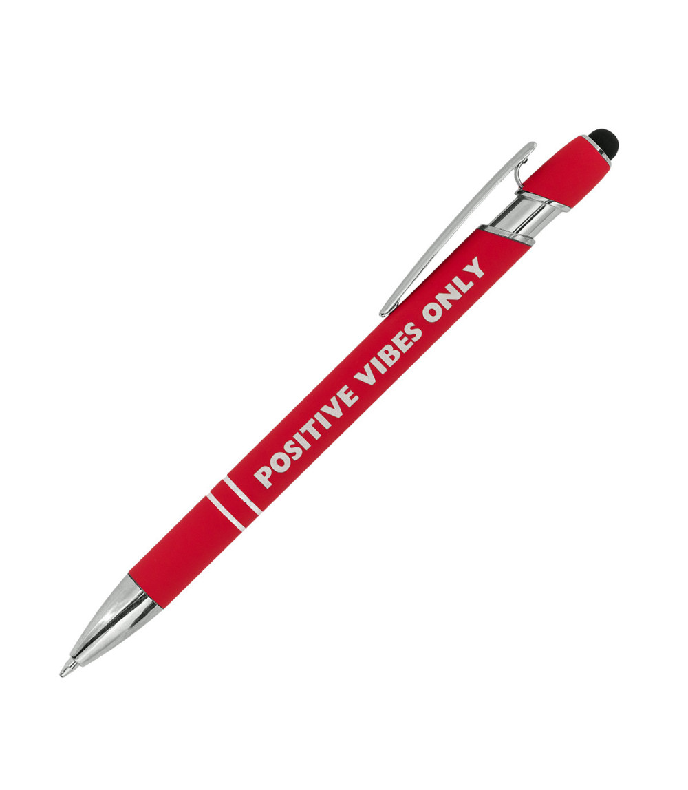 Długopis aluminiowy Softano, czerwony