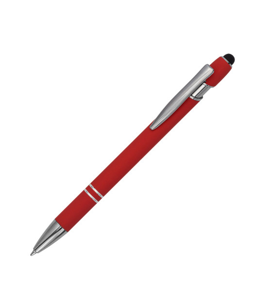 Długopis aluminiowy Softano, czerwony