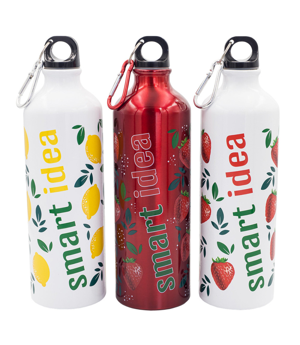 Bidon aluminiowy Easy Tripper 800 ml, czerwony