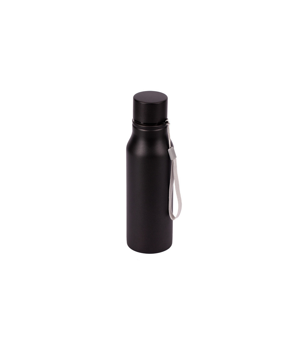 Bidon stalowy Fun Tripping 700 ml, czarny
