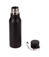Bidon stalowy Fun Tripping 700 ml, czarny