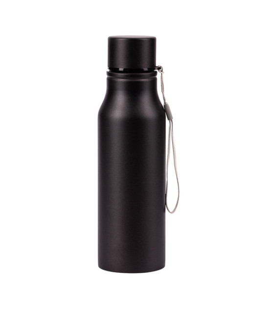 Bidon stalowy Fun Tripping 700 ml, czarny