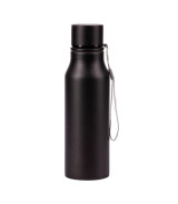 Bidon stalowy Fun Tripping 700 ml, czarny