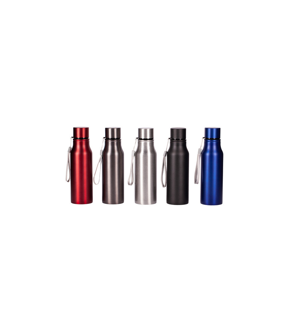 Bidon stalowy Fun Tripping 700 ml, czarny