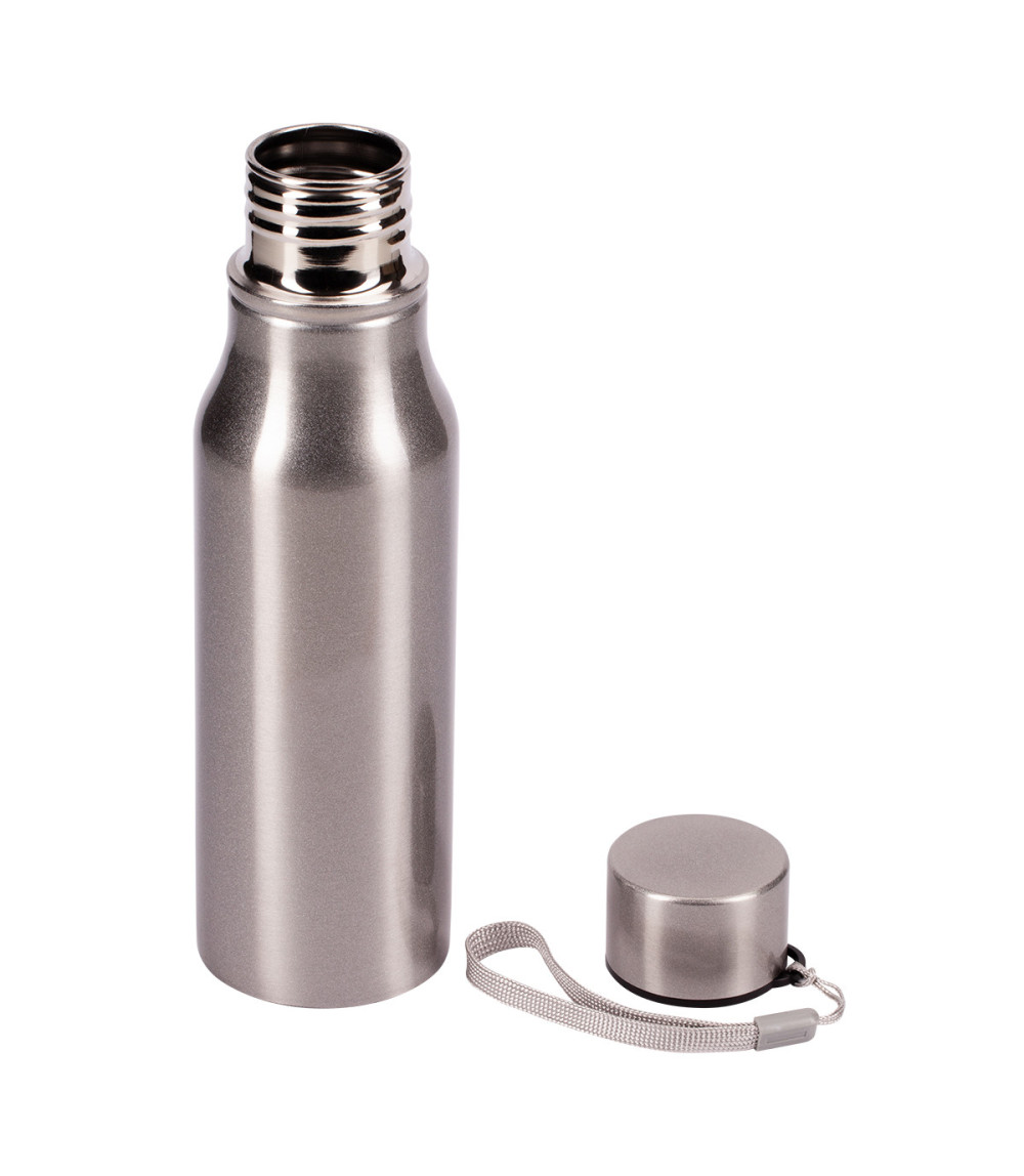 Bidon stalowy Fun Tripping 700 ml, srebrny