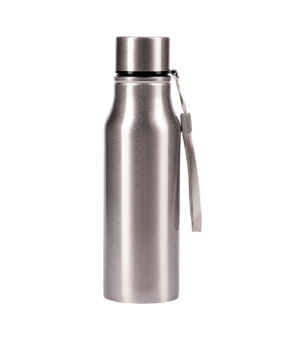 Bidon stalowy Fun Tripping 700 ml, srebrny