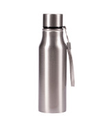 Bidon stalowy Fun Tripping 700 ml, srebrny