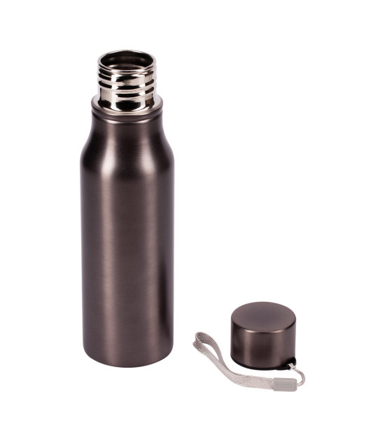 Bidon stalowy Fun Tripping 700 ml, grafitowy