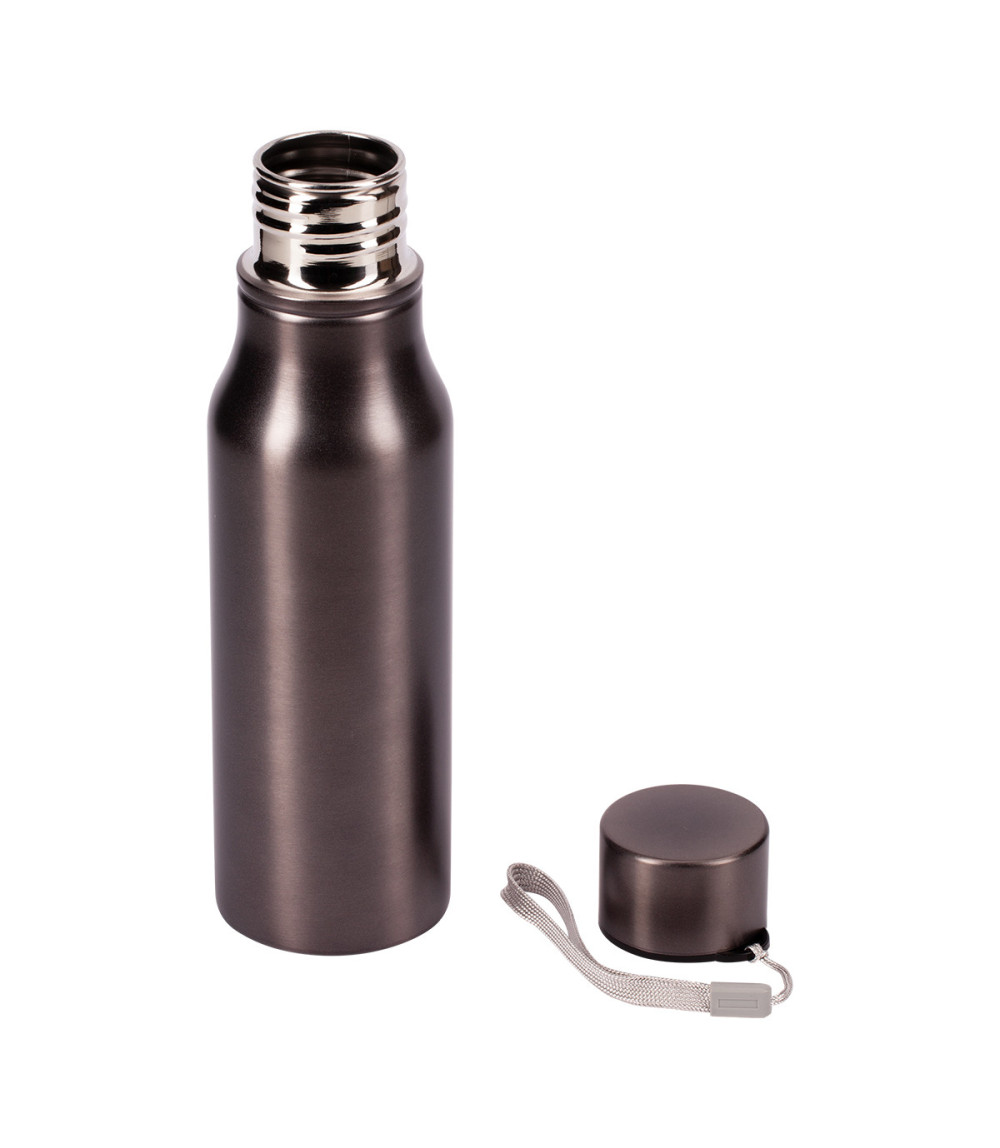 Bidon stalowy Fun Tripping 700 ml, grafitowy