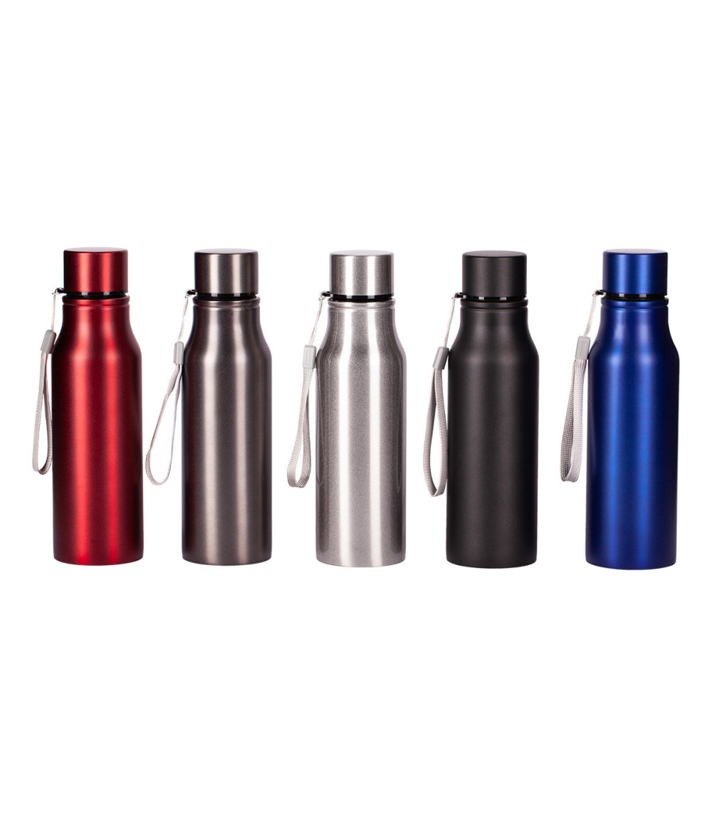 Bidon stalowy Fun Tripping 700 ml, czerwony