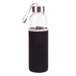 Szklana butelka Vim 500 ml, czarny