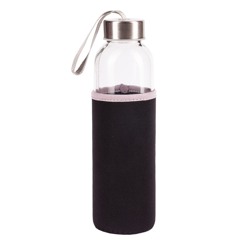 Szklana butelka Vim 500 ml, czarny