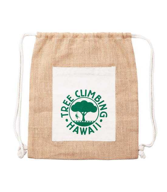 Plecak jutowy Eco-Pure, brązowy