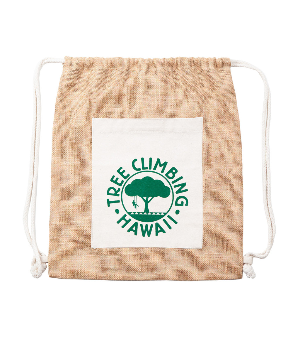 Plecak jutowy Eco-Pure, brązowy