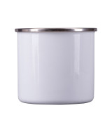 Kubek emaliowany Oldie 500 ml, biały