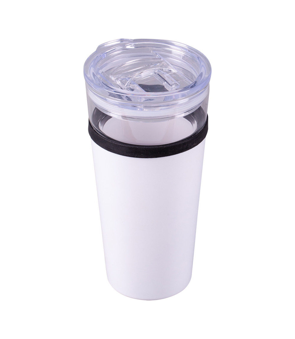 Kubek szklany Alpena 400 ml, biały