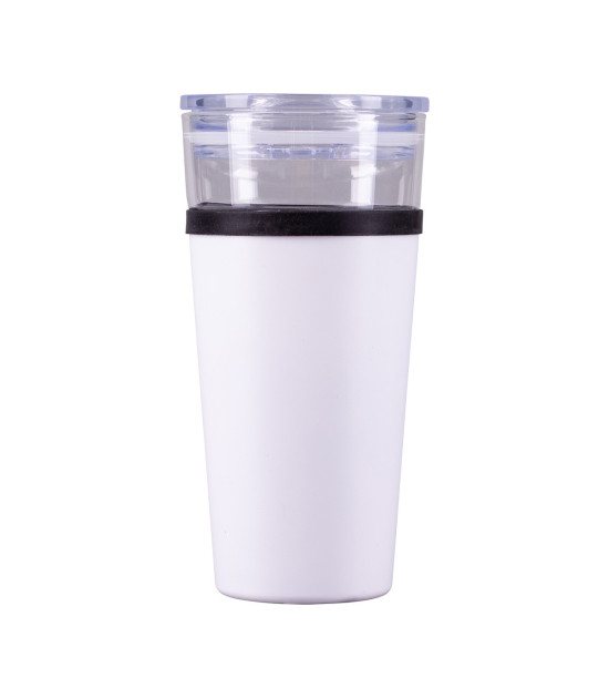 Kubek szklany Alpena 400 ml, biały