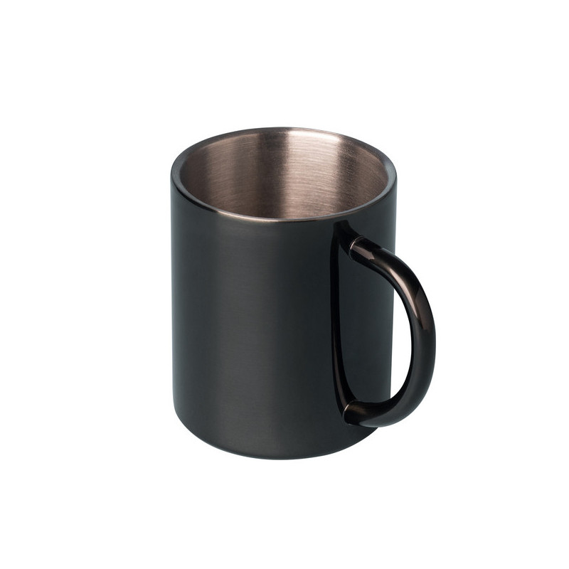 Kubek stalowy Stalwart 300 ml, czarny