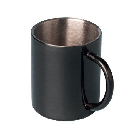 Kubek stalowy Stalwart 300 ml, czarny