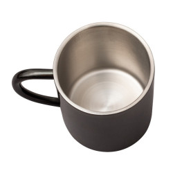 Kubek stalowy Stalwart 300 ml, czarny