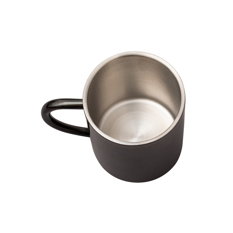 Kubek stalowy Stalwart 300 ml, czarny