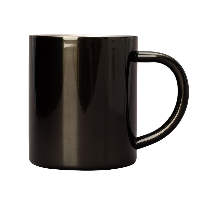 Kubek stalowy Stalwart 300 ml, czarny
