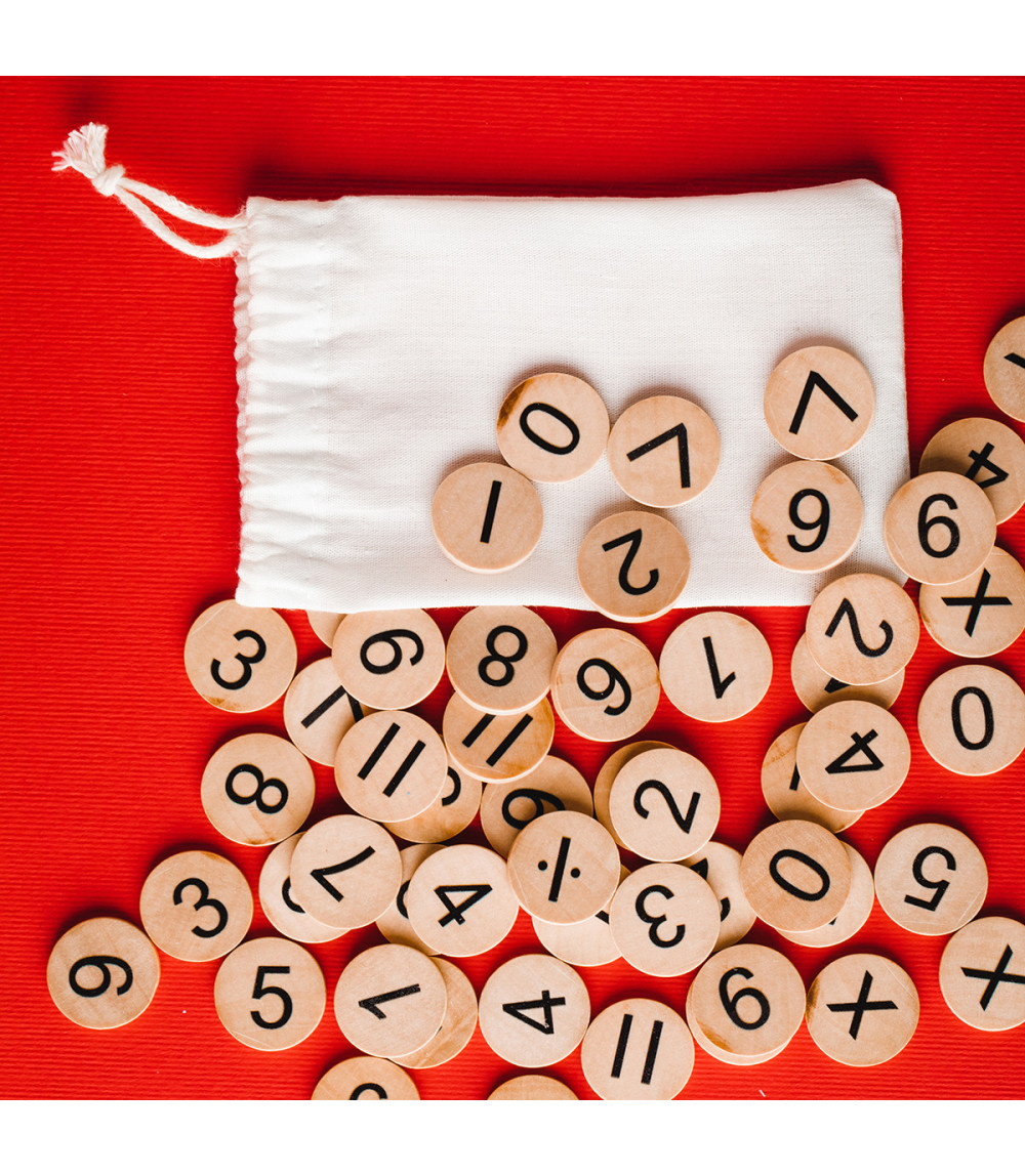 Zestaw do nauki liczenia Count-me-in, beżowy