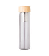 Szklana butelka z zaparzaczem herbaty Gourmet 600 ml, granatowy