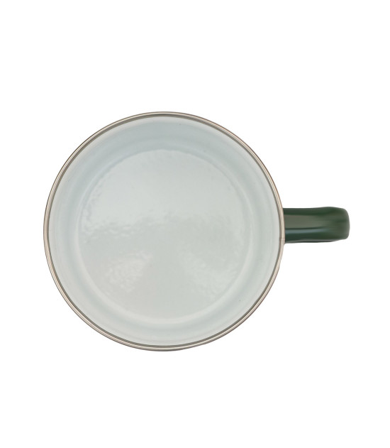 Kubek emaliowany Oldschool 500 ml, zielony