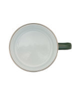 Kubek emaliowany Oldschool 500 ml, zielony
