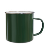 Kubek emaliowany Oldschool 500 ml, zielony