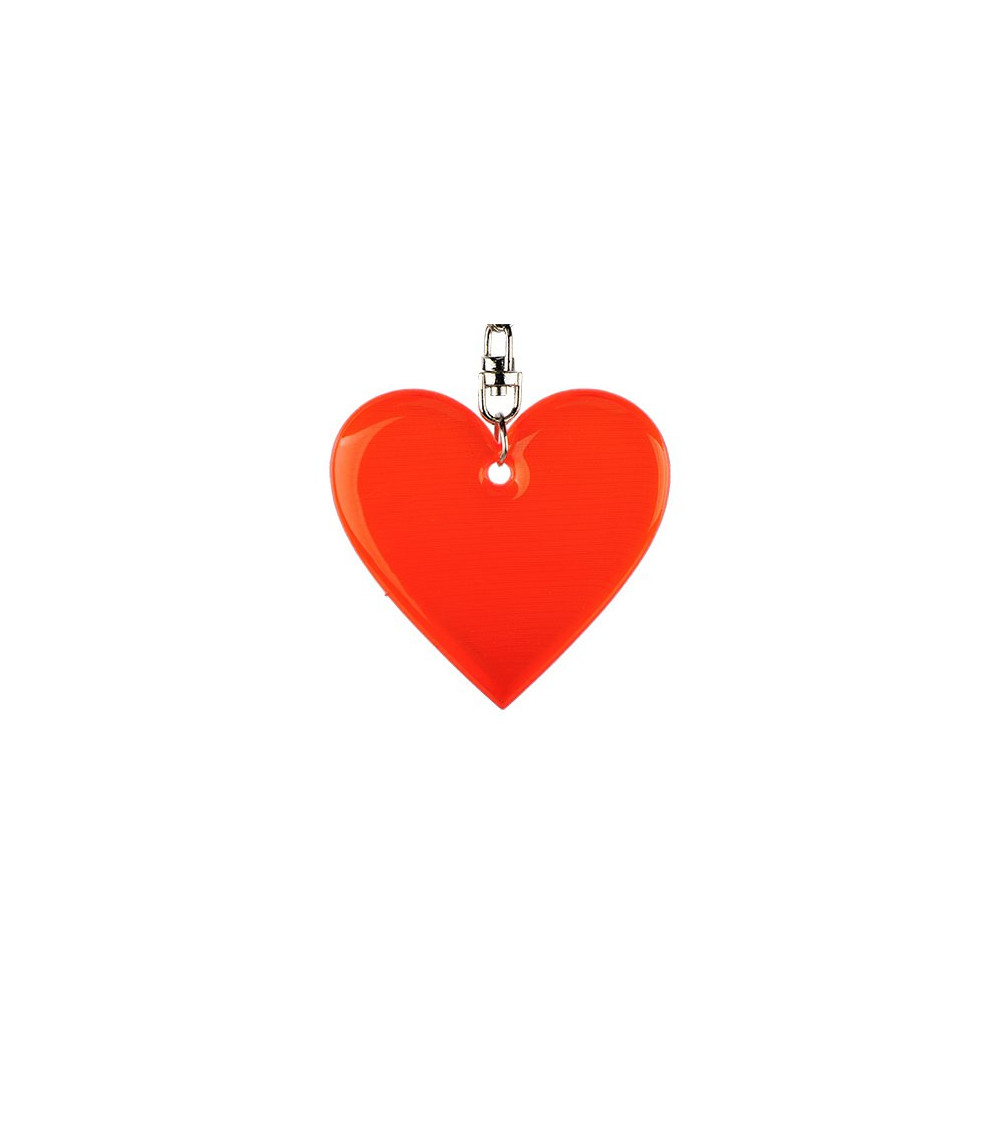 Brelok odblaskowy Affection, czerwony