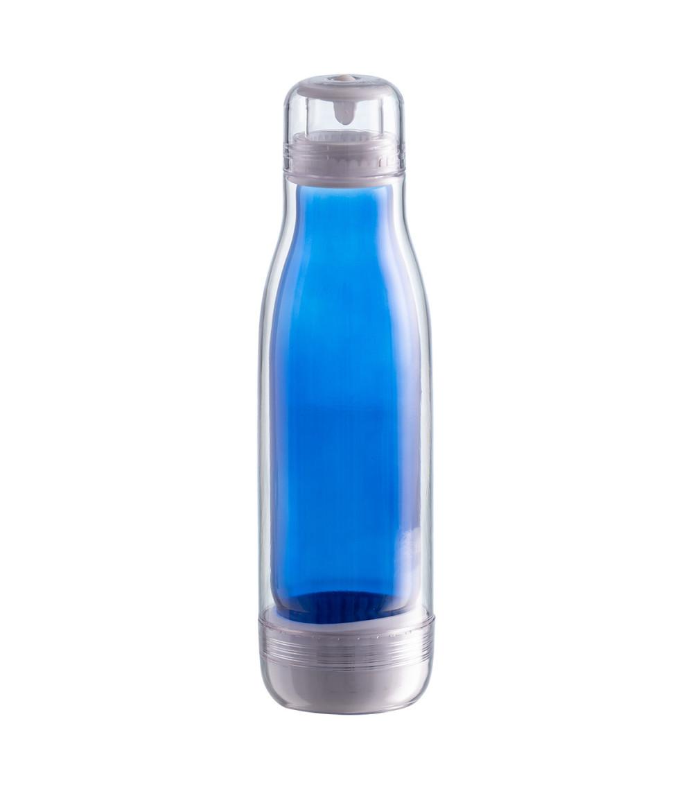 Butelka szklana z osłoną Smart 520 ml, niebieski