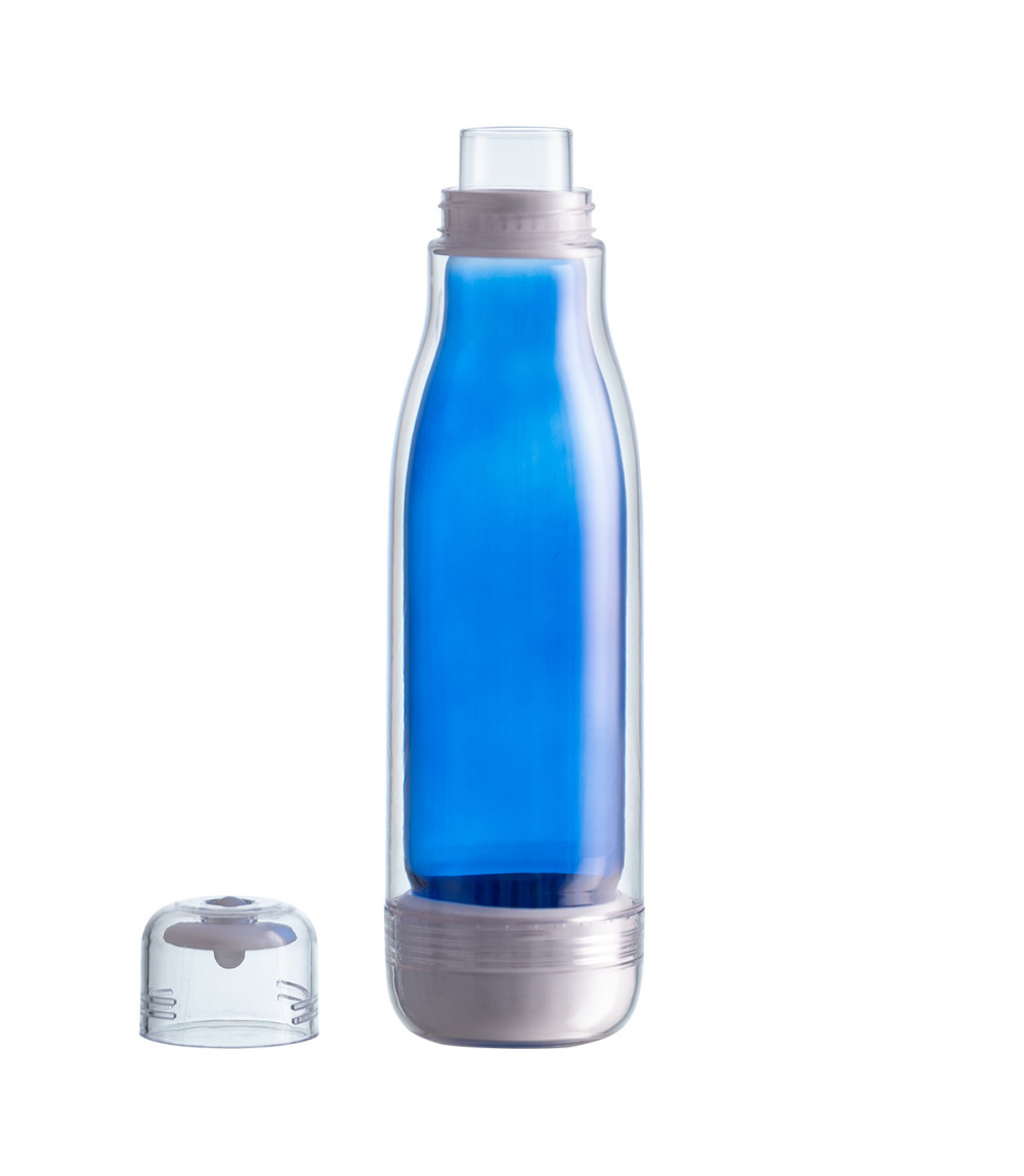 Butelka szklana z osłoną Smart 520 ml, niebieski