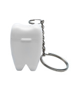 Brelok Toothy z nicią dentystyczną, biały