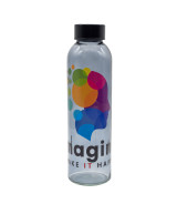 Butelka szklana Onyx 500 ml, czarny