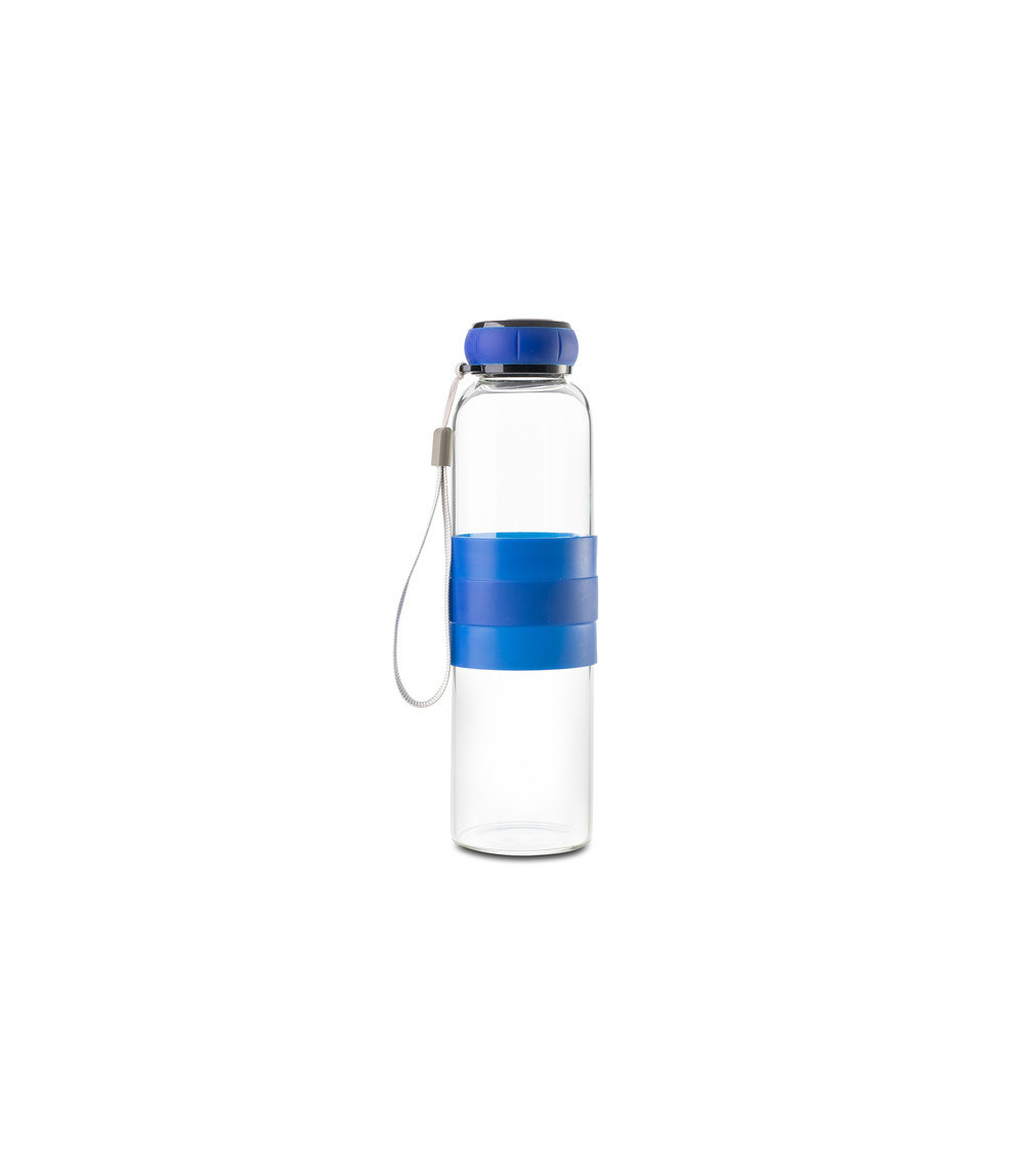 Szklana butelka Marane 550 ml, niebieski