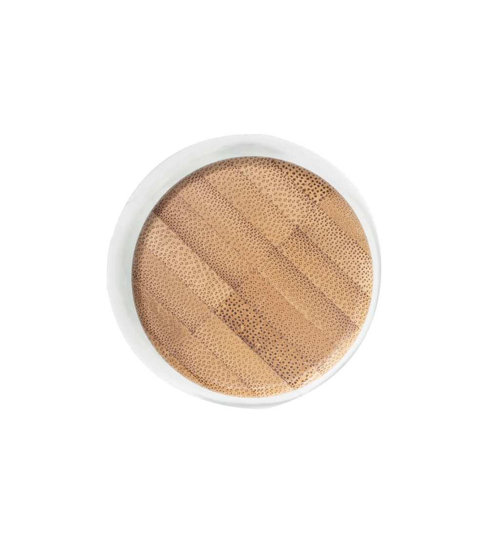 Szklana butelka Aqua Madera 500 ml, brązowy/transparentny