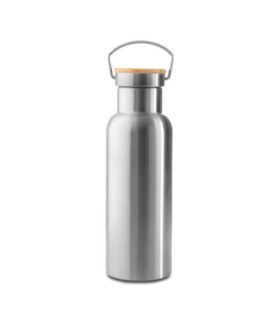 Butelka termiczna Malmo 500 ml, srebrny
